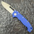 Demko MG AD20S Harpoon Drop Point Shark Lock Blue #2 G10 Handle Stonewash CPM-20CV Blade AE Exclusive