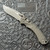 Microtech Amphibian RAM-LOK S/E Fluted Natural Clear Aluminum Apocalyptic Standard 137RL-10APFLNC