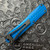 Heretic Knives Manticore S D/E Blue Grenade Grip Handle DLC Blade H024F-6A-BLU