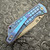 McNees Knives PM MAC 2 3.5 Frag Atomic Blurple Titanium Handles Matte Stonewash Magnacut Blade (AE Custom Shop)