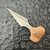 Kim Breed Custom Push Dagger Maple Wood Handle Nitro V Blade