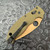 Spyderco Manix 2 Ball Bearing Lock OD Green G10 Handle FDE CTS-204P Blade C101GPODFDE2