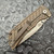 McNees Knives PM MAC 2 3.5 Gen 2 Atomic Bronze Fastback Titanium Handle Matte Stonewash Flat Ground Drop Point Magnacut Blade