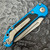 Microtech LUDT T/E Gen III Blue Apocalyptic Standard 1136-10APBL