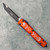 Microtech Ultratech T/E Halloween Orange Black Standard AE CUSTOM SHOP 123-1OR