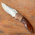 Harm Edged Tools Custom Battlecraft Liner Lock Desert Ironwood Handles w/ Copper Bolsters Satin Blade