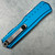Microtech Cypher II D/E Blue Stonewash Standard 1242-10BL