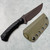 Toor Knives Brauler Fixed Blade Bomber Black G10 Handle Black Blade
