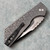 Pro-Tech Strider PT+ Auto Textured Gridlock 17-4 Steel Handle 2-tone DLC/Satin Mike Irie Hand Ground Blade Blade (BLEM)