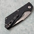 Pro-Tech Strider PT+ Auto Textured Gridlock Black Handle 2-tone DLC/Satin Mike Irie Hand Ground Blade Blade (BLEM)