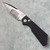 Pro-Tech Strider PT+ Auto Textured Gridlock Black Handle 2-tone DLC/Satin Mike Irie Hand Ground Blade Blade (BLEM)