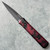 Pro-Tech Godfather Unique Anodized Red/Black Handle DLC Blade