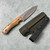 Harm Edged Tools Custom Micro XL Fixed Blade Olive Wood Handles Satin Blade