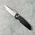 Pro-Tech TR-3 Integrity Button Lock Reptile Textured Black Handle Stonewash Blade 2025SHOTINTEGRITY1