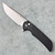 Pro-Tech Mordax Button Lock Flipper Gridlock Textured Black Handle Stonewash Magnacut Blade 2025CCKSSPRINGMORDAX.1