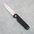 Quiet Carry The Waypoint Liner Lock Black G10 Handle Stonewash Blade (Pre-Owned)