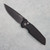 Pro-Tech TR-3 Integrity Button Lock Relic Textured Black Handle DLC Blade INT106