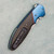 Jason Clark Custom Model 15 Spear Point Carbon Fiber Handle w/ Anodized Titanium Bolster Hand Rubbed Satin CPM 154 Blade