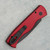 Pro-Tech TR-2 Auto Red Handle Black DLC MagnaCut Blade T203-RED