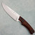 Buck 663 Alpha Guide Pro Fixed Blade Walnut Dymalux Handle Satin CPM-S35VN Blade 13623
