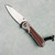 Chris Reeve Small Inkosi Glass Blasted Titanium Frame Lock Folder with/ Natural Canvas Micarta Inlay MagnaCut Insingo Blade SIN-1126