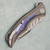 Brian Tighe Custom Tighe Down Button Lock Flipper Titanium Integral Handle w/ Black Timascus Inlays Damacore Blade Damasteel Clip and Pivot