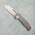 Demko AD-20.5 Shark Lock Shark Foot Textured Titanium Handle Stonewash CPM-20CV Blade