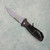 Microtech Mini Socom Manual Tanto Black Handle Silver Part Serrated Blade Vintage 1999 Model