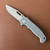 Demko MG AD20S Clip Point Shark Lock Grey G10 Handle Stonewash MagnaCut Blade
