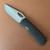 McNees Knives Dixon Frame Lock Blackout Titanium Handle Matte Stonewash Magnacut Blade