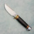 Marbles Trailcraft Fixed Blade Black Micarta Handles w/ Aluminum Pommel Satin Blade