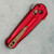 Benchmade Lowden Axis Lock Flipper Phoenix Red Aluminum Handles Gray Cerakote M390 Blade 491GY-01