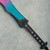Heretic Knives Hydra V4 T/E OTF Auto Miami Vice Cel Shade Handle Miami Vice Cel Shade Blade H406-CS-MV