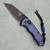 Benchmade Full Immunity Axis Lock Crater Blue Aluminum Handle Cobalt Black M4 Blade 290BK PROTOTYPE (Salesman Sample)