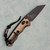 Benchmade Full Immunity Axis Lock Flat Dark Earth Aluminum Handle Cobalt Black M4 Blade PROTOTYPE (Salesman Sample) 290BK-1