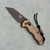 Benchmade Full Immunity Axis Lock Flat Dark Earth Aluminum Handle Cobalt Black M4 Blade PROTOTYPE (Salesman Sample) 290BK-1