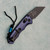 Benchmade Partial Immunity Axis Lock Auto Crater Blue Aluminum Handle Cobalt Black M4 Blade PROTOTYPE (Salesman Sample) 2950BK
