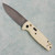 Benchmade CLA Auto Ivory G10 Handle Battlewash DLC Magnacut Blade PROTOTYPE (Salesman Sample) 4300BK-03