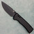 Chaves Knives Blue Label Redencion Drop Point X-Lock Black Handles Black Blade