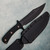 RMJ USA Jungle Combat Fixed Blade Black G10 Handle Black Cerakote Blade