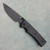 Chaves Knives Blue Label Liberation 229 Drop Point Black Micarta Handles Black Blade