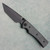 Chaves Knives Blue Label Liberation 229 Tanto Black Micarta Handles Black Blade