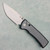 Chaves Knives Blue Label Redencion Tanto X-Lock Gray Handles Stonewash Blade