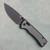 Chaves Knives Blue Label Redencion Drop Point X-Lock Gray Handles Black Blade