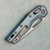 Microtech Marfione Select MSI RAM-LOK Ice Blue Titanium Handle Stonewash Blade Blue Titanium Accent 210-10MS6