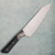 Microtech Chef Knife Black G10 Handle w/ Bead Blast Bolster Stonewash Standard Blade 3000B-10BK