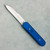 Chuck Gedraitis Switch Army Switch Blade Blue Aluminum Scales w/ Titanium Liners Satin Nitro-V Blade