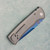 Pro-Tech Chaves 2025 Redencion Custom 007 Stonewash 17-4 Steel Handles Sapphire Blue Tanto Blade