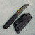 Blackside Customs Americana Covert Fixed Blade Black G10 Handle Bounty Hunter CPM154 Blade
