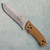 Carson/Strider EOD Fixed Blade Gunner Grip Tan G10 Handles Stonewash Blade (Consignment)